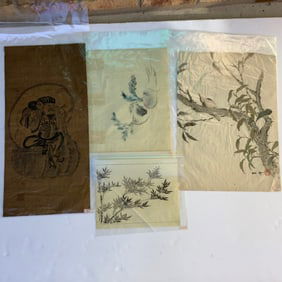 4 Rice Paper Art Works