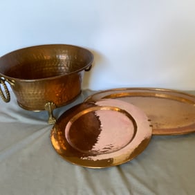 Lot of Three Copper Pieces