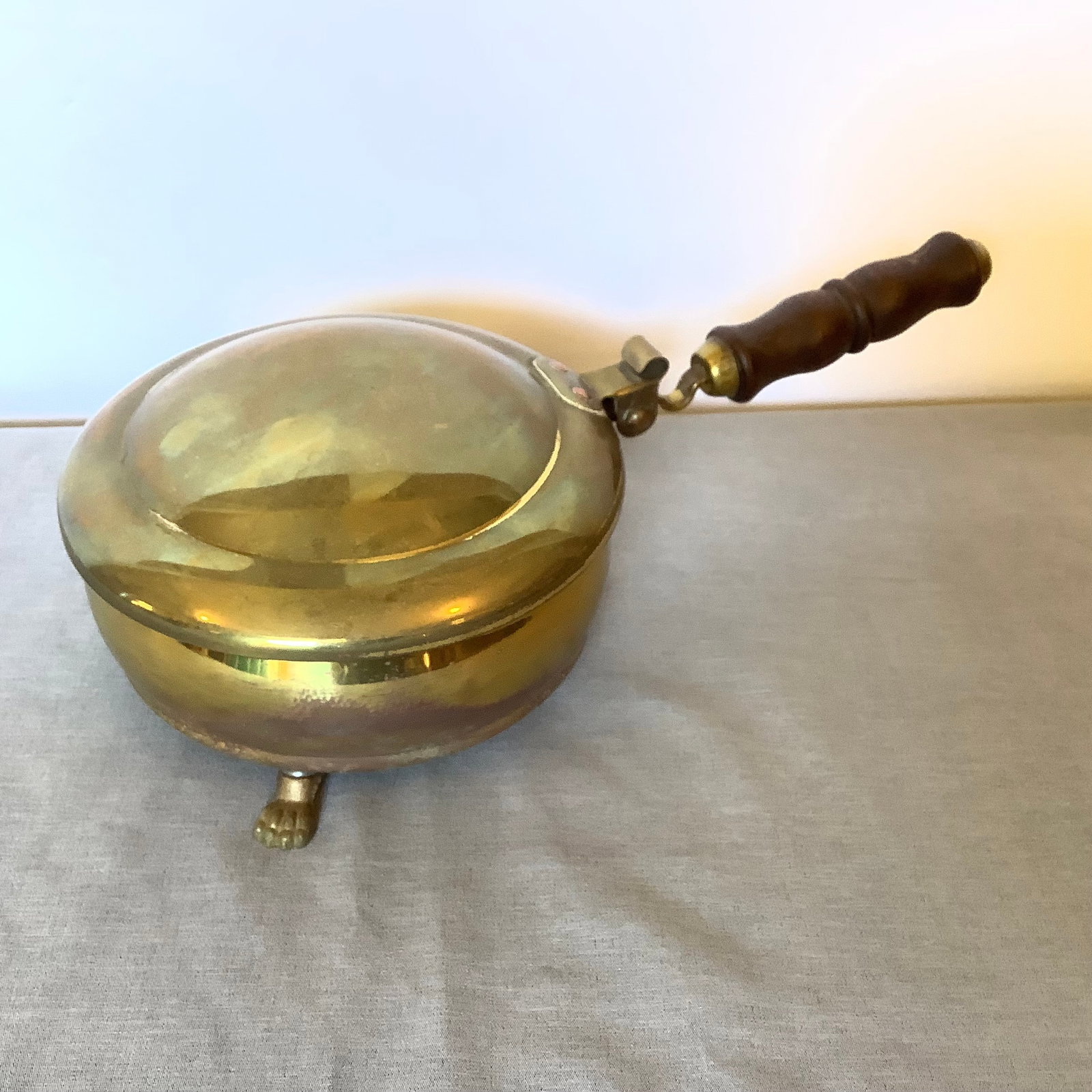 Antique Made in Holland Brass Butlers Crumb Tray: Antique Made in Holland Butlers Crumb Tray, Solid Brass