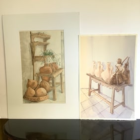 Original Watercolor Art Work, Signed, Unframed