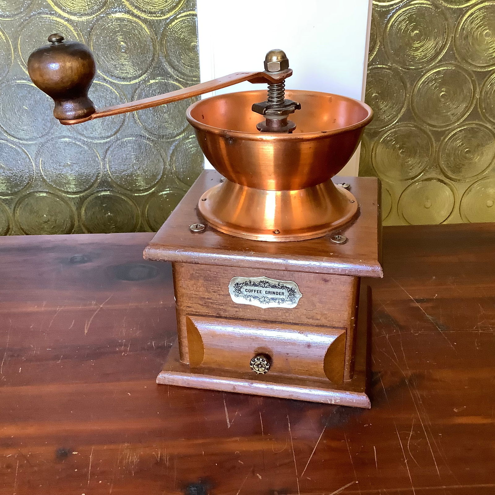 Copper Coffee Grinder: Copper Coffee Grinder