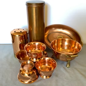 Copper Pasta Set
