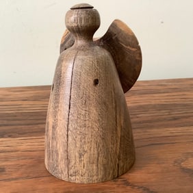 Vintage Wooden Guardian Angel