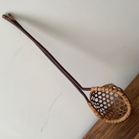 Antique Japanese Basket Ladel