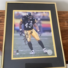Steelers Troy Polamalu Autographed Photo