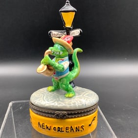 New Orleans Street Player Trinket Box