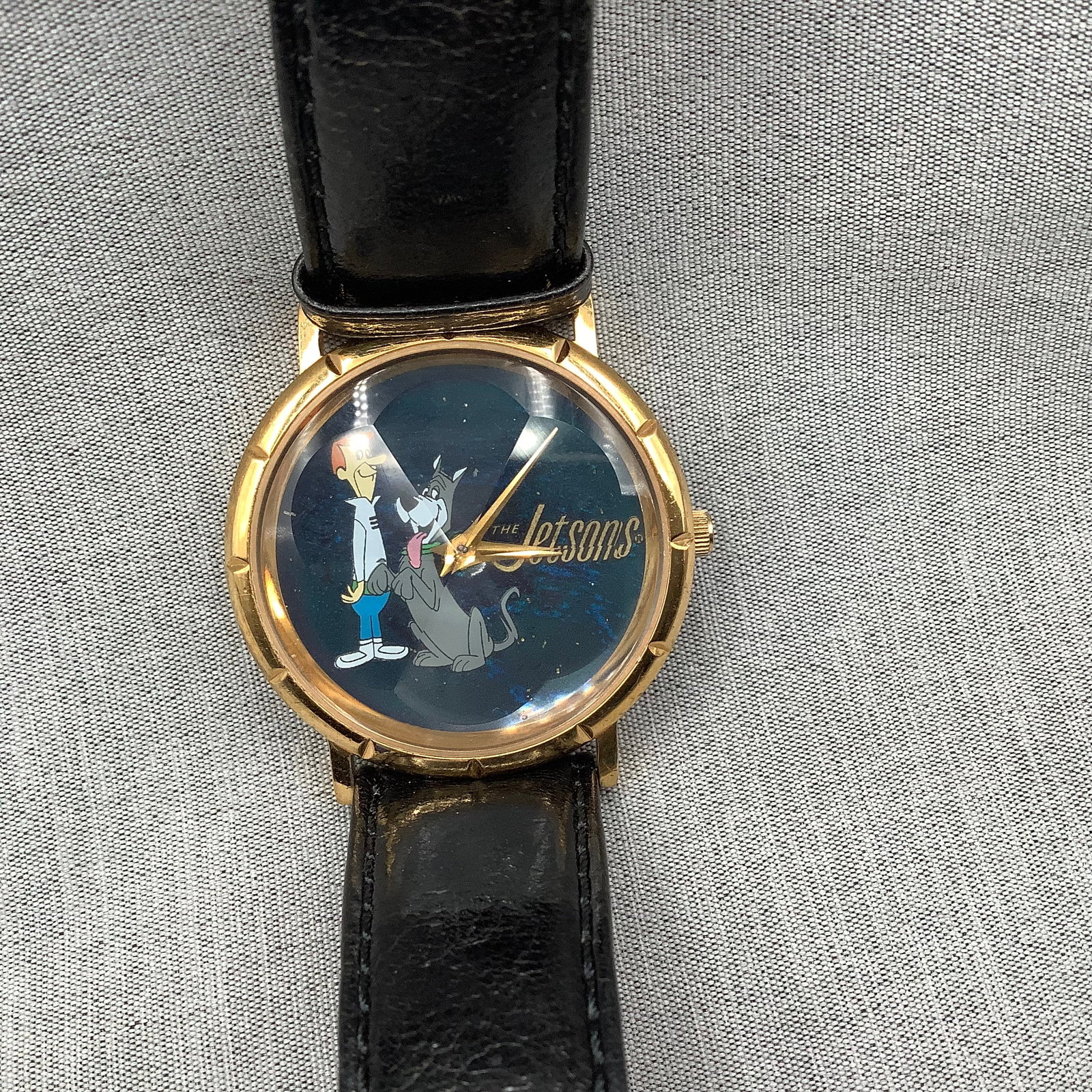 George Jetson Limited Edition Fossil Watch with Leather Band: George Jetson Limited Edition Fossil Watch with Leather Band