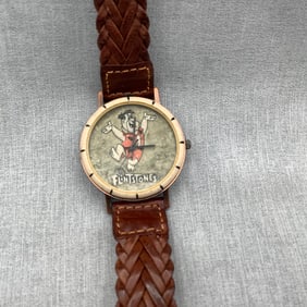 Fossil Brand Limited Edition Fred Flintstone Watch with Braided Band