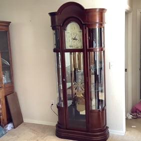 Ridgeway Curio Grandfather Clock, Norman Rockwell Edition