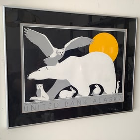 Susan Ogle, "United In Winter White" Signed Print, 1984