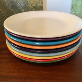 9 Fiesta Dinner Plates