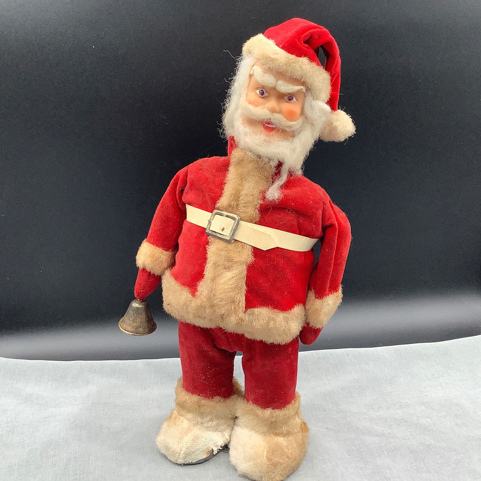 Vintage Santa Claus: Not presently working and has tears in fabric by feet