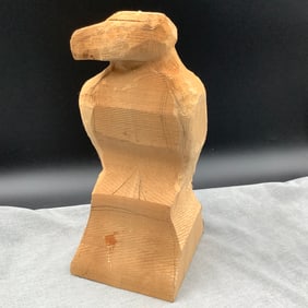 Solid Wood Eagle Carving Blank