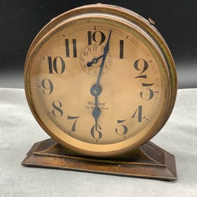 Metal Ca Late 1920s Westclox Big Bend De Luxe Alarm Clock