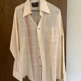Hennessy by Van Heusen Groovy Mid Century 1970s Shirt