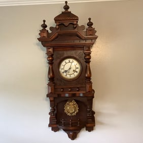 German Junghans 1877 Wall Clock