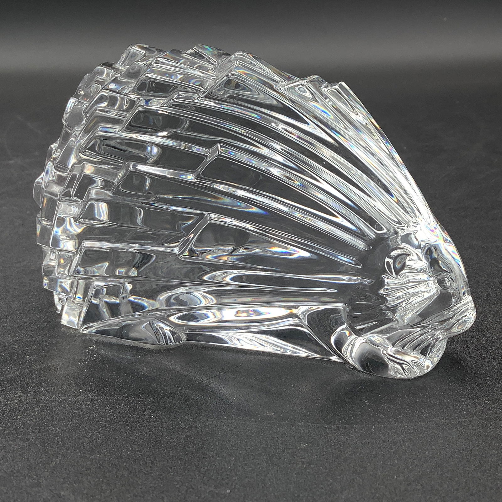 Baccarat Large Crystal Porcupine Paperweight (1 of 12)