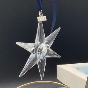 Swarovski Austrian Crystal Star Ornament 1993 with Box