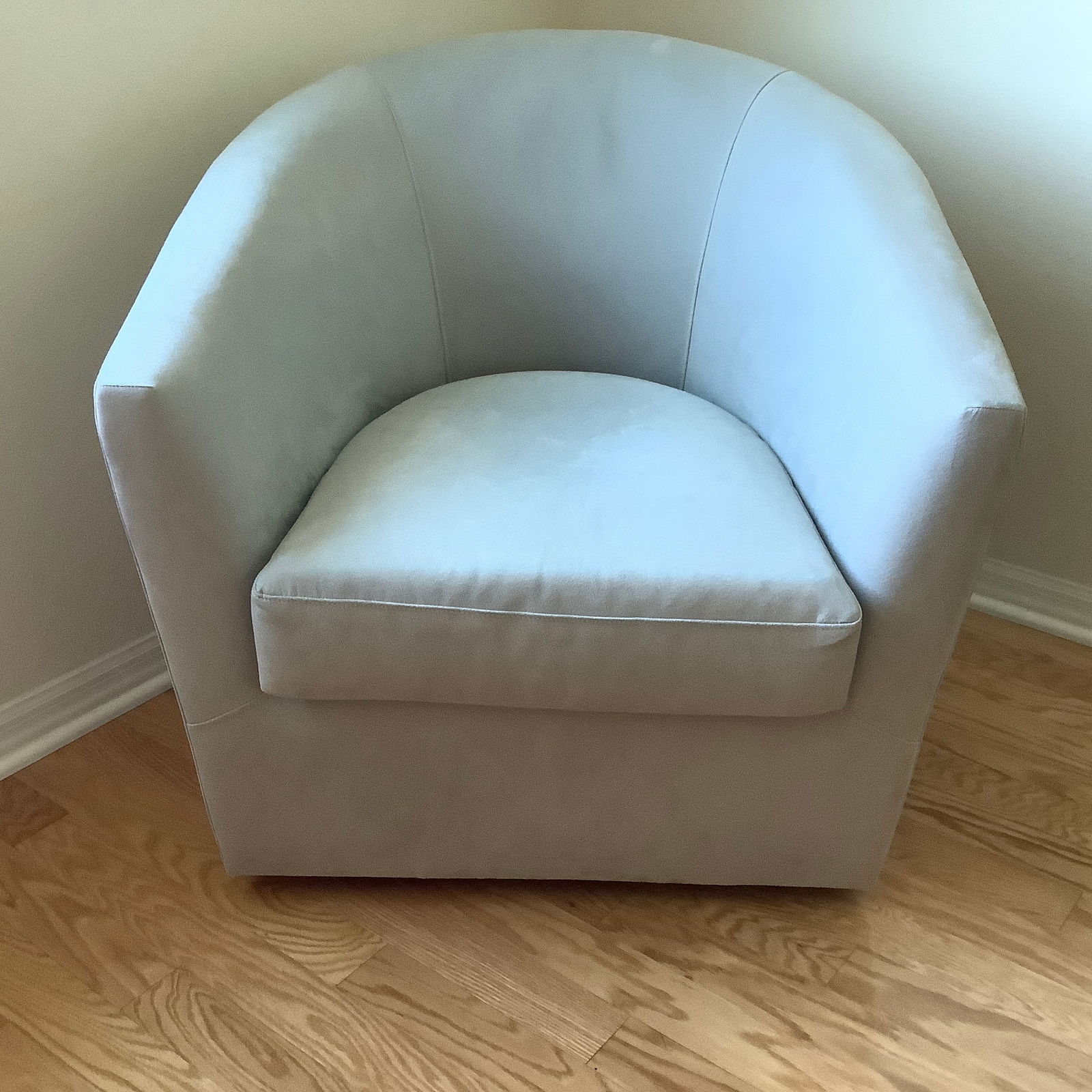 Microfiber Swivel Mint Green Bucket Chair (1 of 5)