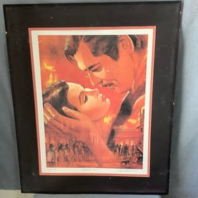 From the First Release: Original Signed and Numbered Limited Edition Gone With the Wind Lithograph