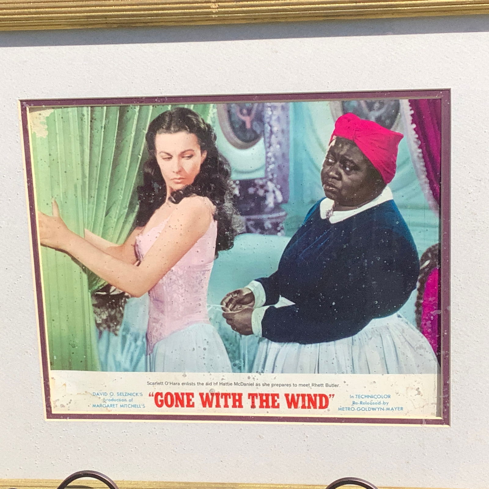 1968 Metro-Goldwyn-Mayer Copyright Original Movie Poster for Re-Release of Gone With The Wind (1 of 20)