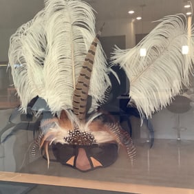 Elaborate Masquerade Mask in Framed Shadowbox