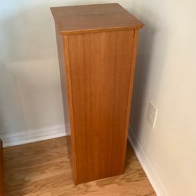 MCM Teak Pedestal Column Made by FBJ in Denmark