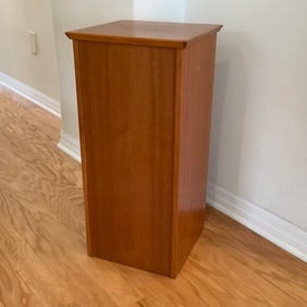 MCM Teak Pedestal Column Made by FBJ in Denmark