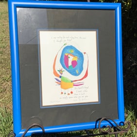 Signed Imaginative Story Art, "Hard to Forget" by Brian Andreas