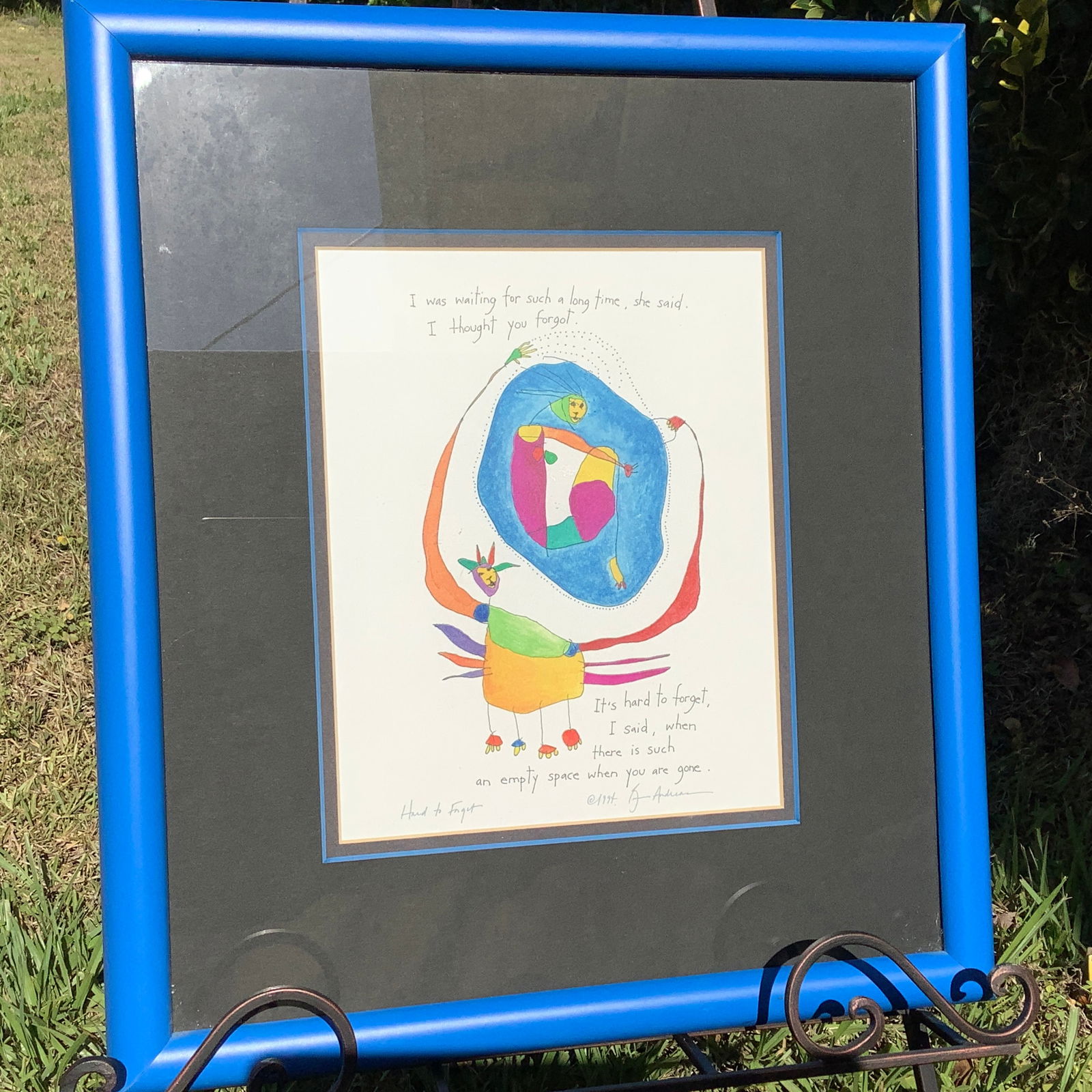 Signed Imaginative Story Art, "Hard to Forget" by Brian Andreas (1 of 13)