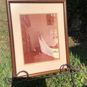 Sepia Tinted Framed Photographic Artwork, Pencil Signed and Titled