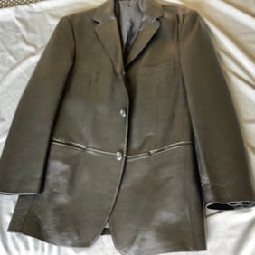 Mens Leather Blazer Jacket by Stafford