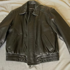 London Fog Mens Leather Jacket