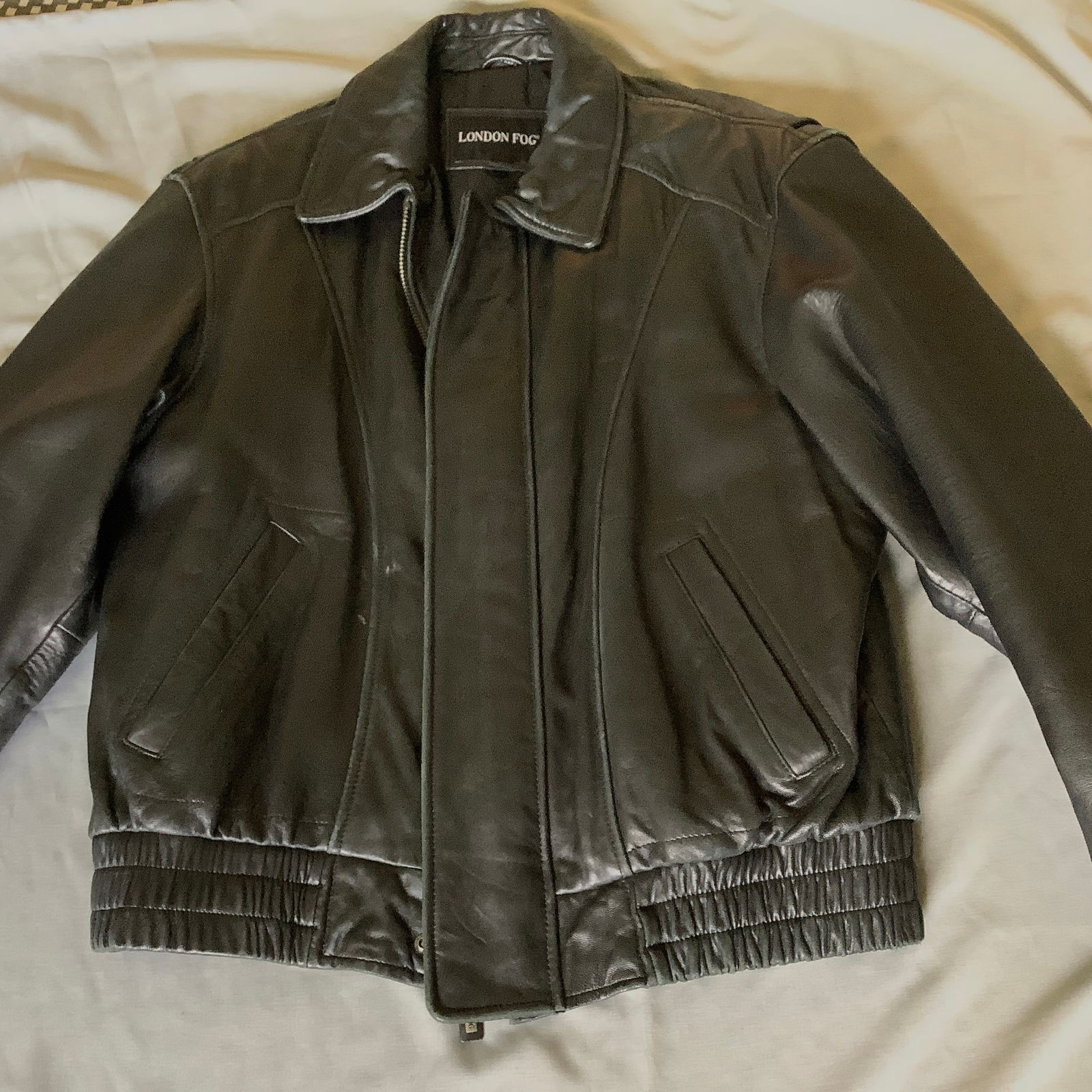 London Fog Mens Leather Jacket (1 of 7)