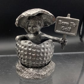 Ricker Pewter "Born to Golf" Figurine