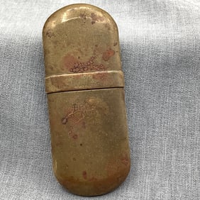 Brass WWII Trench "Smoke Stone No 5" Lighter, Made in Japan