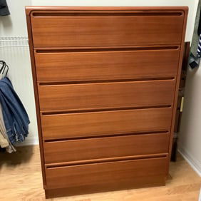 MCM Teak Dresser by Torring, Made in Denmark, one of two