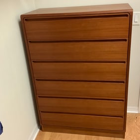 MCM Teak Dresser by Torring, Made in Denmark, one of two