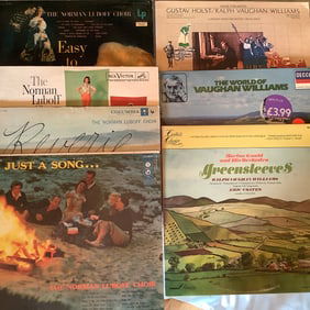 7 Vinyl Records: Norman Luboff, Ralph Vaughan Williams