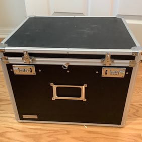 Vaultz Locking File Chest Box Filled with Sheet Music