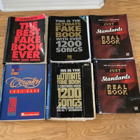 6 Fake Books: Ultimate Fake Books, The Best Fake Book and Country Fake book