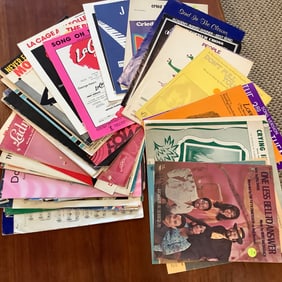 Pile of Piano Sheet Music