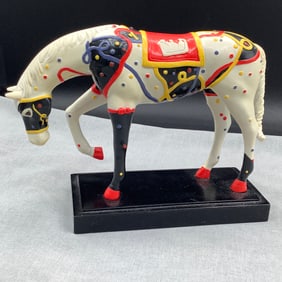 Ceramic Limited Edition Painted Horse "Sheltering Arms by Barbara Porzio & Rhoda Swonger" with