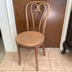 Antique Cane Bentwood Hoop Chair in Fabulous Condition