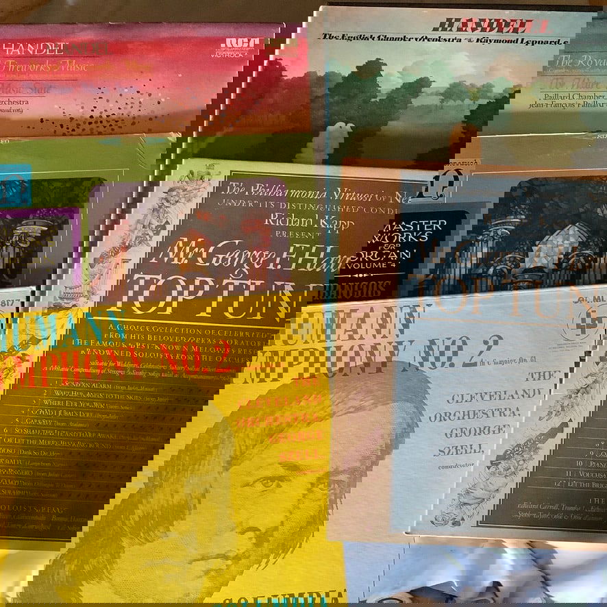 5 Vinyl Records: Handel and Schumann (1 of 12)