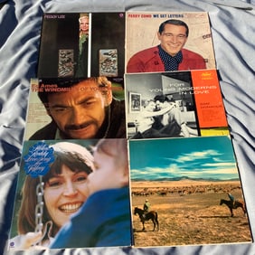 6 Vinyl Records: Perry Como, Young Moderns in Love, Ed Ames, Peggy Lee, Helen Reddy