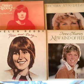 4 Vinyl Records: Helen Reddy and Anne Murray