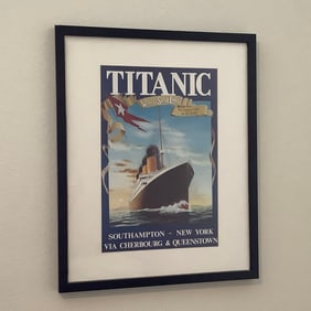 Framed and Matted Titanic Artwork