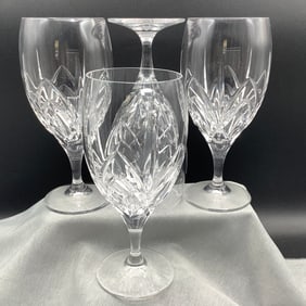 Set of 4 Waterford Marquis Crystal Stemware