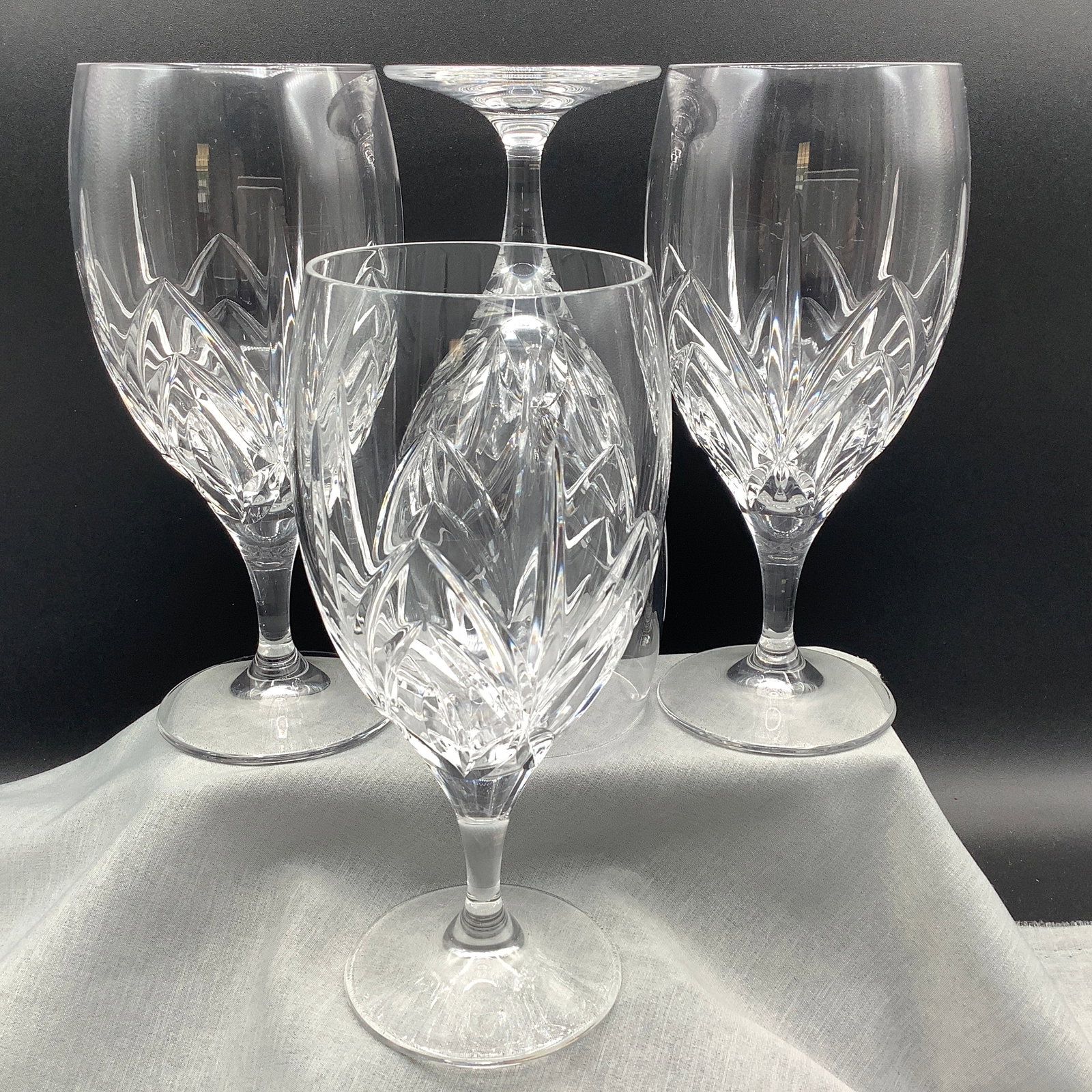 Set of 4 Waterford Marquis Crystal Stemware: Excellent condition, no chips or cracks